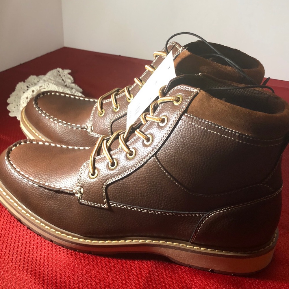 Men’s Jarret fashion boots. brown lace up NWT - Picture 6 of 6